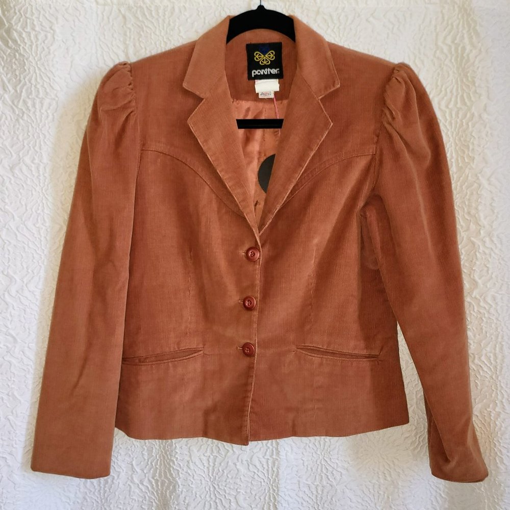 1970s Panther Corduroy Blazer